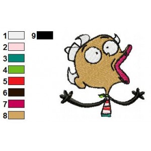 Flapjack Embroidery Design